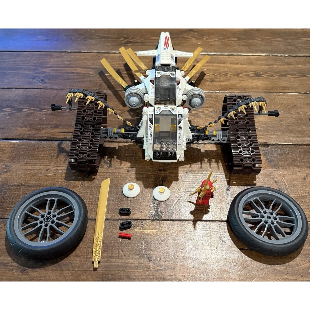LEGO NINJAGO Ultra‎ Sonic Raider 9449 95% Complete (read Description)